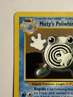 MP Misty's Poliwhirl 53/132 Gym Heroes Challenge Regular Pokemon card English - Image 5