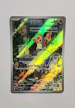 Pokemon TCG Charmander 044 Scarlet & Violet Obsidian Flames Promo Card Holo - Image 1