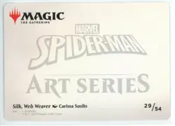1 x Silk, Web Weaver Art Card (29/54) - Art Series: Marvel's Spider-Man - NM-M - Image 2