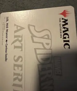 1 x Silk, Web Weaver Art Card (29/54) - Art Series: Marvel's Spider-Man - NM-M - Image 3