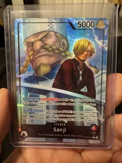 Sanji OP12-041- English Alt Art Leader One Piece Card - Image 1