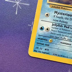 Pokemon Card Misty's Tentacool 32/132 Gym Heroes Rare WOTC Played - Image 4