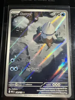 Snover Illustration Rare 140/132 Mega Evolution Pokemon TCG Near Mint Card NM - Image 1