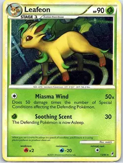 Leafeon 13/95 Holo Call of Legends - Pokemon Card - NM - Image 1