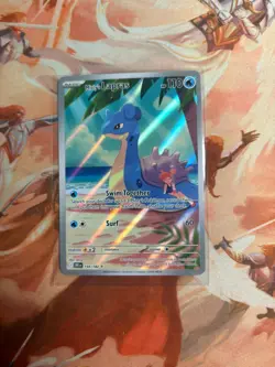 Pokemon TCG Misty's Lapras Full Art Secret Rare Card 194/182 Destined Rivals - Image 1