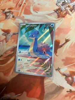 Pokemon TCG Misty's Lapras Full Art Secret Rare Card 194/182 Destined Rivals - Image 2