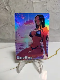 Nico Robin Trading Card Waifu Goddess Story Anime Girl holo Karte Manga Full Art - Image 1