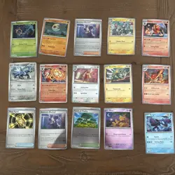 Pokemon 15 Card Mega Evolution Reverse Holo/ Holo Lot Dialga kygore abra - Image 1