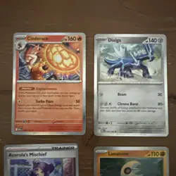 Pokemon 15 Card Mega Evolution Reverse Holo/ Holo Lot Dialga kygore abra - Image 5