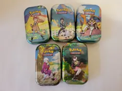 Pokemon TCG: Crown Zenith Mini Tins with Art Card Only - EMPTY - Lot of 5 - Image 1