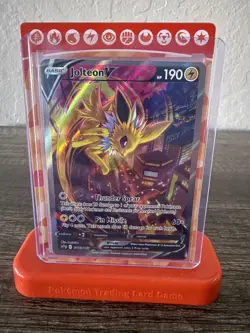 Jolteon V SWSH183 Black Star Promo Sword And Shield Full Art Holo Pokemon Card - Image 1