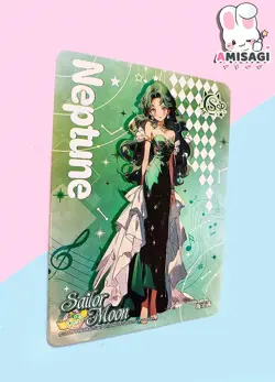 Sailor Moon Trading Card - Sailor Neptun Karte Anime Manga Fan Made COS-SSR-06 - Image 2