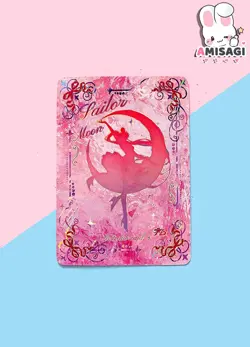 Sailor Moon Trading Card - Sailor Neptun Karte Anime Manga Fan Made COS-SSR-06 - Image 3