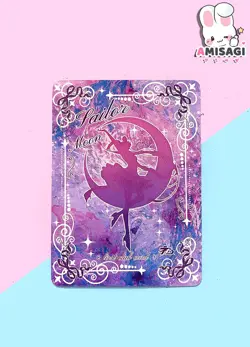 Sailor Moon Trading Card Game Sailor Merkur Karte Anime Manga Fan Made FUG-R-14 - Image 3