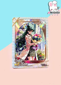 Sailor Moon Trading Card Game Sailor Pluto Karte Anime Manga Fan Made COS-SR.3 - Image 1