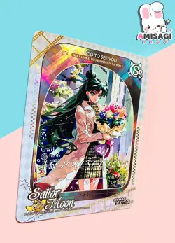 Sailor Moon Trading Card Game Sailor Pluto Karte Anime Manga Fan Made COS-SR.3 - Image 2