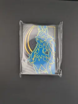 Lucario Card Sleeves From Mega Evolutions ETB 65 Count - Image 1