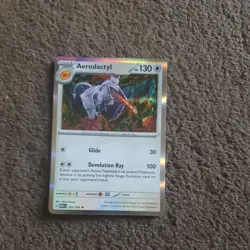 ❄Aerodactyl 142/165 Scarlet & Violet 151 Holo Rare Pokemon Card 2023 - Image 1