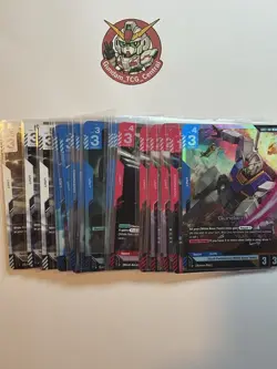 30 Card Lot - Rare [R] & Legend Rare [LR] - Gundam Card Game - Newtype Rising - Image 1