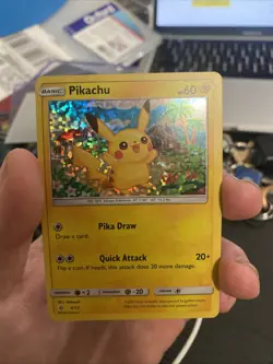 Pikachu 4/12 Holo McDonald's Promo Pokemon TCG Card 2018 NM-LP - Image 1