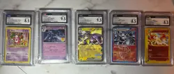 Pokemon Graded Card Lot Of 5 CGC 9.5/8.5 Low Pop, E-Reader, Vintage, Stamped! - Image 1