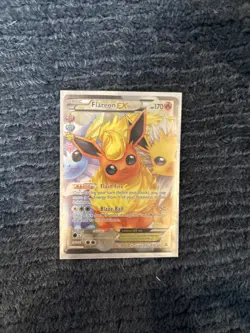 Pokemon TCG Flareon EX Ultra Rare Card RC28/RC32 Generations Radiant Collection - Image 1