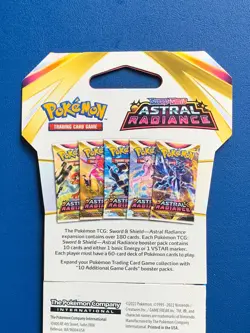 POKEMON.SWORD AND SHIELD, ASTRAL RADIANCE TRADING CARD PACK -:- NEW CONDITION. - Image 4