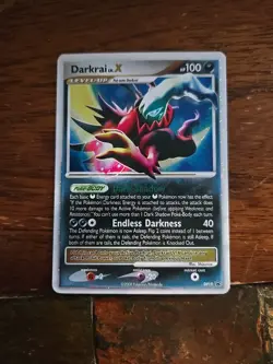 Pokemon Darkrai LV. X DP19 Holo Card Ultra Rare Promo Edition - Image 1