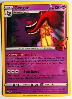Trick or Trade 2021 Gengar ■ 057/198 Holo Rare ■ Pokemon Card Near Mint - Image 1