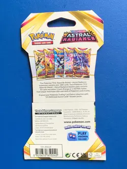 POKEMON.SWORD AND SHIELD, ASTRAL RADIANCE TRADING CARD PACK -:- NEW CONDITION. - Image 2