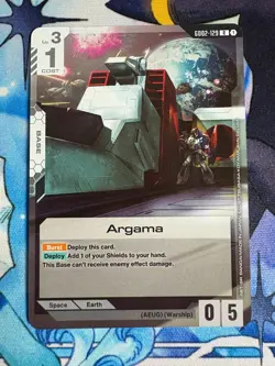 2025 Gundam Card Game Dual Impact Argama GD02-129 - Image 1