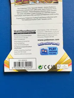 POKEMON.SWORD AND SHIELD, ASTRAL RADIANCE TRADING CARD PACK -:- NEW CONDITION. - Image 3