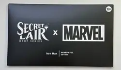 Sealed MTG Secret Lair x Marvel Iron Man Rainbow Foil Ed Magic the Gathering - Image 1