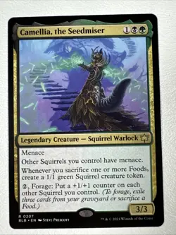 Camellia, the Seedmiser - Regular Rare #207 NM/MINT Bloomburrow MTG - Image 1