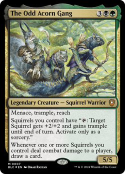 The Odd Acorn Gang #7 | Near Mint FOIL | BLC Bloomburrow Commander Magic MTG - Image 1