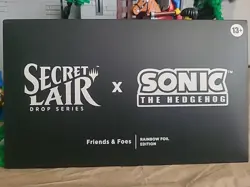 Sonic the Hedgehog Friends And Foes (Rainbow Foil) Secret Lair MTG - New SEALED - Image 1