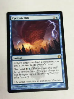 Cyclonic Rift MTG Magic the Gathering Return to Ravnica #35 Free Shipping! - Image 2