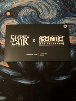 Sealed MTG Secret Lair X Sonic The Hedgehog Friends & Foes Rainbow Foil Edition - Image 1