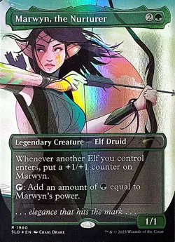 Marwyn, the Nurturer (Rainbow Foil) Foil R Secret Lair Drop Series 1960 NM - Image 1