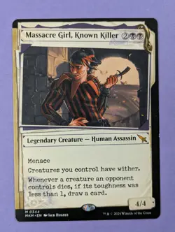 MTG: Murders at Karlov Manor: Massacre Girl, Known Killer #0344 Mythic - NM - Image 1