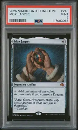 2025 MAGIC: THE GATHERING TARKIR: DRAGONSTORM #246 MOX JASPER PSA 9 - Image 1