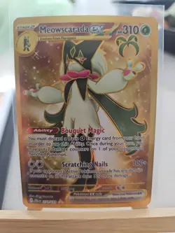 Pokemon TCG SV-Paldea Evolved Meowscarada EX #271/193 Hyper Rare - Image 1
