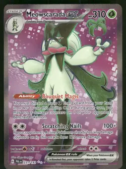 Meowscarada ex - 231/193 Ultra Rare Holo NM Pokemon SV02: Paldea Evolved - Image 1