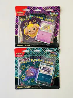 Pokemon TCG Paldean Fates Tech Sticker Collection Shiny [lot of 2] ✅ - Image 1