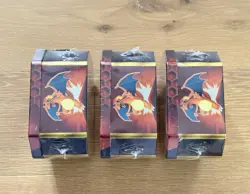 Brand New Pokemon Hidden Fates - Lot of 3 Sealed Charizard Gx Tins - Image 2