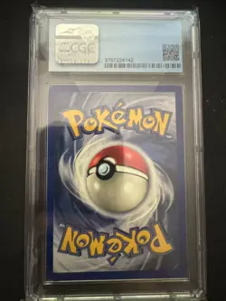 1999 POKEMON BASE SET SHADOWLESS RED CHEEKS #58/102 PIKACHU CGC 5.5 - Image 2