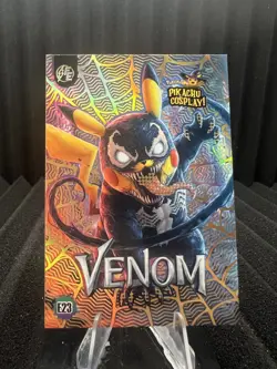 Venom (Pikachu) #E23 - Gold Holo Box Hit Electric Pikachu Cosplay - Pokemon - Image 1