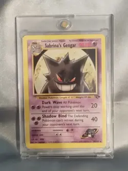 Pokemon TCG Sabrina's Gengar Gym Challenge 29/132 1st Edition Rare - Image 3