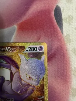 Mewtwo VSTAR (Secret) Gold 086/078 Pokemon GO NM - Image 3