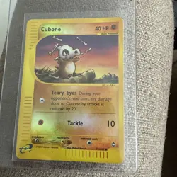 Cubone 72/147 Aquapolis Reverse Holo 2002 E Series Pokemon Card - Image 1